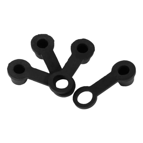 4PCS Brake Bleeder Bleed Nipple 4X Black Rubber Nipple Grease Fitting Dust Cover 8mm Motorcycle Motorbike Accessories...