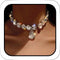 Rhinestone Choker Necklace Large Crystal Pendant Necklaces Silver Diamond Neck Chain Party Prom Pageants Fashion Chokers Jewelry for Women...