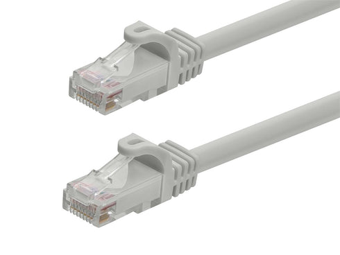 Monoprice Cat6 10ft Gray Patch Cable UTP 24AWG 550MHz Pure Bare Copper Snagless RJ45 Flexboot Series Ethernet Cable- Pack of 1...