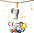 TUMAMA Baby Hanging Toys, Plush Animals Baby Rattle Crinkle Squeaky Toys Car Seat Stroller Mobile Toys, Baby Toys for 0 3 6 9 12 Months, Sensory L...