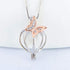 925 Sterling Silver Butterfly CZ Cage Pendants Crafting Charm for DIY Necklace Bracelet Jewelry Making...