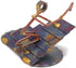 Roofer Figurine - Hand Welded Metal Art & Recycled Metal Sculptures - Unique Desk Accessories, Office Decor, & Roofer Gifts - Made in The USA...