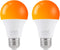 LED amber light Bulbs, A19 9W(60W Equivalent) 1800K E26 A19 Amber Soft Light Bulbs Warm Light Bulbs for Bedroom, Healthy Sleep, Baby Nursery Light...