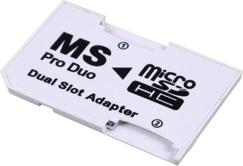 UCEC Dual Slot Micro SD/SDHC to Memory Stick Pro Duo Adapter for PSP Sony...