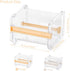 2 Pack Transparent Visible Desktop Washi Masking Tape Dispenser, Multi Tape Cutter,Roll Tape Holder, DIY Sticker Roll Tape Cutter Holder Storage (...