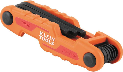 Cmpct Folding Hex Key Set SAE & Metric...