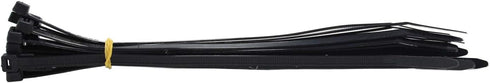 QualGear CT1-MC-200-P Self-Locking Cable Ties, Assorted, 200/Poly Bag, Green,black,yellow,orange...