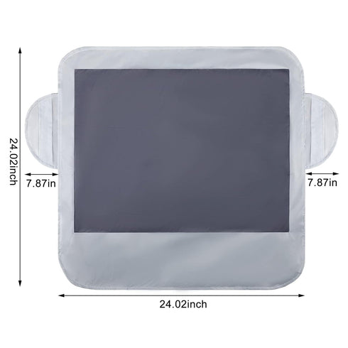 2 Pcs Extra Large High Chair Cover Chair Protector Gray Dining Chair Protector Replacement Booster Seat Cover for Baby Toddlers Infants Booster Hi...