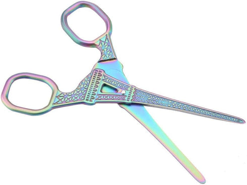 Eiffel Tower Scissors, Stainless Steel DIY Fashionable Sewing Shears Art Work Dresser Embroidery Tool (multicolour)...