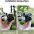 BTG Gimbal Protector Camera Lens Protector Cover Compatible with DJI Mini 4 Pro Accessories Parts...