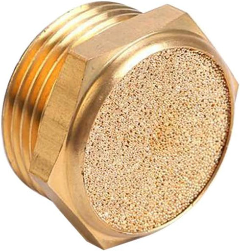 Beduan Sintered Bronze Pneumatic Exhaust Muffler, 1/8" NPT Male Air Silencer Fitting...