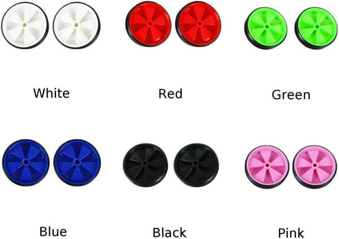 Kids Bicycle Training Wheels, 1 Pair Bike Assist Wheel Balance Stabilisers Training Tool Low Noise Rubber Bike Replacement Stabilizer Wheels(Pink)...
