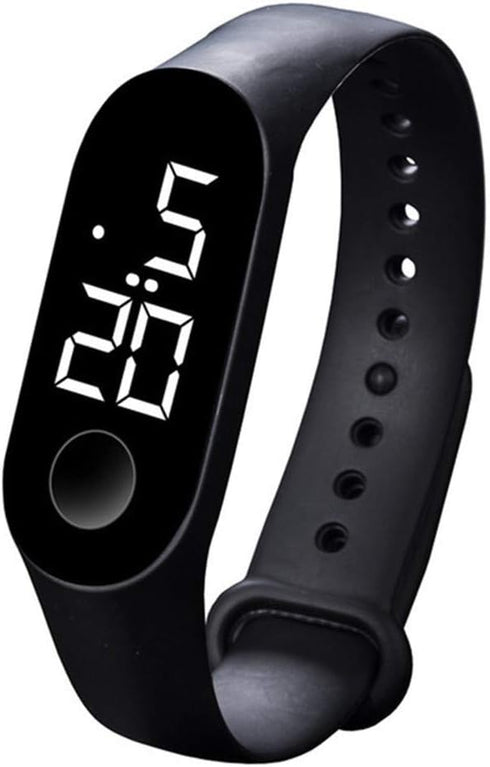 CdyBox 10 Pack 50 Meters Waterproof Led Digital Boys Girls Student Touch Screen Sport Watch Silicone Women Men Wristwatch Gifts...