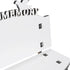 Ipetboom Office Practice White Embryo DIY Crafts Sublimation Blank Chair Decor Table Ornament DIY Chair Craft Sublimation Photo Bench Sublimation ...