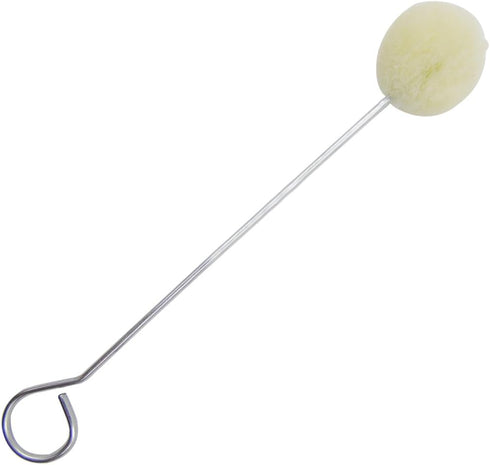 100 Packs Wool Daubers Ball Brush Leather Dye Tool with Metal Handle for DIY Crafts Projects...