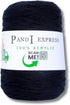 400g 8 Ply 100% Acrylic Yarn for Tufting, Crochet, Rug Weaving, Knitting, Crafts, Stitching Thread - 1 Cone x 400g (425m-475m) (Black)......