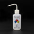 ULAB Scientific Wash Bottle Set, 1 of Each for Self-Venting Safety Wash Bottles of Distilled Water and Ethyl Alcohol, Vol.500ml, LDPE Material, 1p...