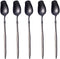 Stainless Steel Spoon Set 5 Pack, Rose flower shaped spoon, Coffee spoon?Dessert Spoon, Ice Cream Spoons, tea spoons?Love spoon, Cute holiday gift...