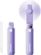 Portable Handheld Fan, Personal Mini Fan - Hand Held Fan, LED Display, USB Rechargeable Small Travel Fan with Portable Charger, Cute Lash Eyelash ...