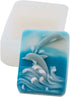 Silicone Soap Mold Dolphin Embossed Handmade Soap Decoration Moulds DIY Plaster Candle Molds Fondant Cake Crafts...