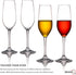 MICHLEY Tritan Champagne Flutes Glassware 6 oz, Set of 4 Unbreakable Plastic Wine Glasses, Crystal Clear, Dishwasher-safe...