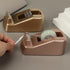 Basics Desktop Tape Dispenser, Office Desk Tape Dispenser, Heavy Duty Desk Accessories Office Tape Dispensers, Weighted Non-Skid Base,Ideal for Ho...