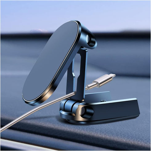 Magnetic Phone Holder for Car,Foldable Phone Mount Multi-Functional 360°Rotation,Magnet for car Dashboard Phone Holder Magnetic Car Mount for iPho...