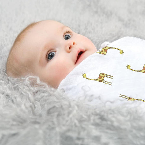 Large Soft Baby Wrap Muslin Swaddle Blankets Gauze Cotton Swaddling Blankets for Boys and Girls, Breathable Receiving Blanket New Born for Baby (G...