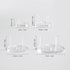 Clear Acrylic Rocks Display Stand, 3.3Inch Three-Peg Round Acrylic Display Easels Holders for Gemstone Agate Slices Crystals Painted Rocks Mineral...