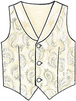 McCall's Patterns M7223 Children's/Boys' Lined Vests, Cummerbund, Bow Tie and Necktie Sewing Template, CHH (7-8-10-12)...