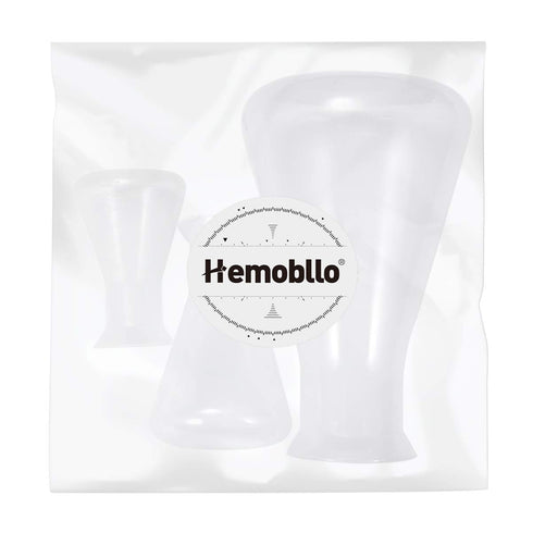 Hemobllo Plastic Erlenmeyer Flask - 3 Pcs Plastic Conical Flask Graduated Erlenmeyer Flask Set Scientific Plastic Flasks for Experiment Laboratory...