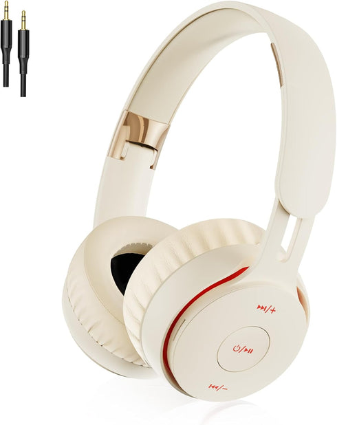Wireless Bluetooth Headphones Over Ear?Hi-Fi Stereo Wireless Headphones Foldable/Wired/Wireless with microphone/TF?Available forTravel/Adult/Kids,...