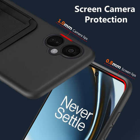 Case for OnePlus Nord CE3 Lite/Nord N30 5g Phone Case with Tempered Glass Screen Protector, Folding Kickstand/Stand Wallet Case Card Holder/ Slots...