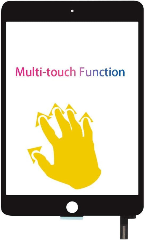 New Screen Replacement For iPad mini 4 7.9 inch A1538 A1550 Digitizer Glass Touch Screen Replacement and Pre-Installed Adhesive with Repair Tools ...