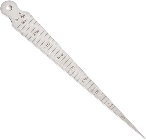 1-15mm/1/32-5/8 Stainless Taper Welding Gauge Test Ulnar Welder Inspection Inch & Metric for Measuring of Cylindrical Bores...