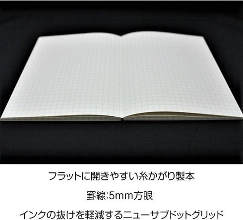 SAKAE Technical Paper Paper Notebook, A6, Squared, Soft Cover, Tomoe River FP, 2.4 oz (68 g), Cream 160P, TMR-A6NB-68HC...