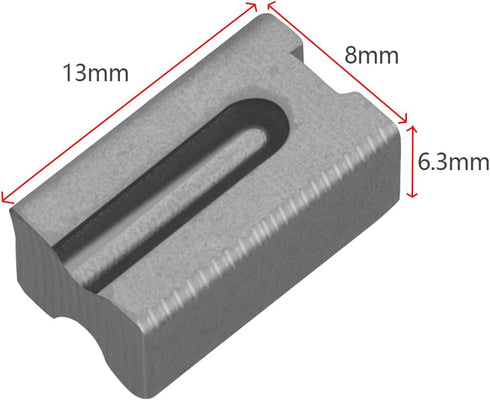 10pcs Carbon Brush for Electric Tools 13 x 8 x 6.3 mm Compatible with DeWalt DW217 DW221 DW222 Power Tools Motor Replacement Accessories Carbon Me...