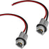 2PCS T15 Harness Pigtail Socket, 194 Bulb Socket Tail Light Wire Wiring Harness T10 T13 T15 Turn Signal Brake Side Marker Light Bulb Adapter Cable...