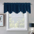 StangH Navy Blue Valances Curtains - Luxury Velvet Txture Tier Curtains Rod Pocket Top Home Fashion Short Curtains for Bedroom Gallery Office Wind...