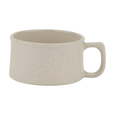 G.E.T. BF-080-IR-EC Melamine Shatter-Resistant Mug/Coffee Cup, 11 Ounce, Ironstone (Set of 4)...