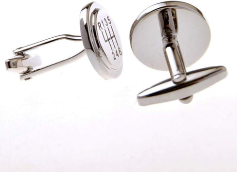 6 Stick Shift Automobile Cufflinks Car Racecar Sport Motor Vehicle Manual...