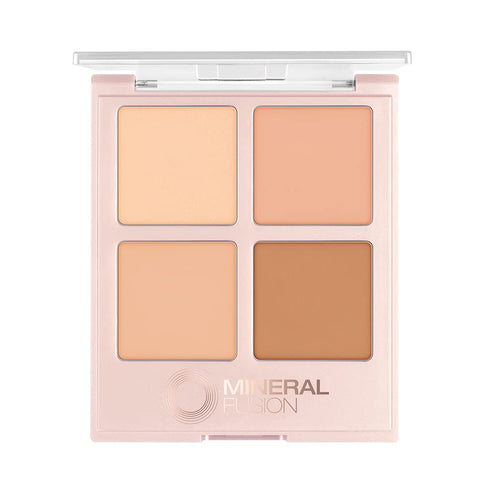 Mineral Fusion Concealer Palette Quad, Light to Neutral, Indulgence, Set of 4 Shades...