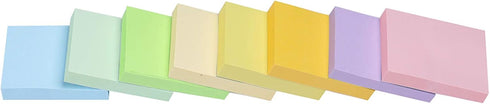 Vanpad Sticky Notes 1.5x2 Inches, Light Colors Self-Stick Pads, 24 Pack, 75 Sheets/Pad...