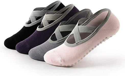Non Slip Yoga Socks for Women,Sticky Sock for Pilates & Pure Barre & Walking & Bikram Fitness Socks with Grips...