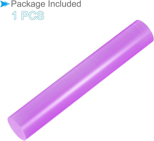 Acrylic Clay Roller, 6 Inch Length 1 Inch Dia., Acrylic Non-Stick Rolling Pin Roller Purple - (Applications: for Shaping Sculpting)...