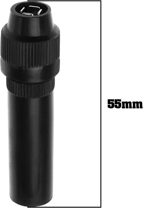 The Lord of the Tools 2Pcs DIN Female Screw on Aerial Adapter Replacement Female Inline Aerial Adapter Socket Car Antenna Radio Accessories Black...