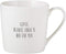 Santa Barbara Design Studio SIPS Drinkware Dishwasher & Microwave Safe Bone China Cafe Mug Coffee Cup, 14-Ounce, Coffee Because...
