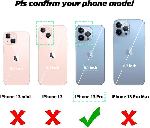 uCOLOR Compatible with iPhone 13 Pro Wallet Case with Card Holder Slots Marble Flip Leather RFID Kickstand Phone Wallet Cover for Women and Girls ...