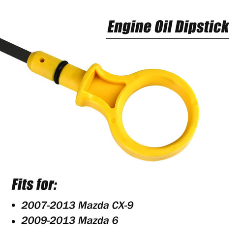 Engine Oil Dipstick Fits for 2007-2013 Mazda CX-9 2009-2013 Mazda 6 Replaces CY01-10-450A CY0110450A...