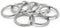 VALYRIA 200pcs Stainless Steel Open Jump Rings Connectors Jewelry Finding Silver Tone 13(1/2") x1.4mm...